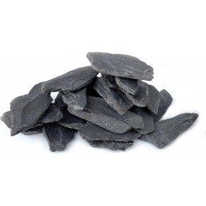 Black slate rock