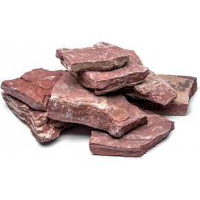 Red slate rock