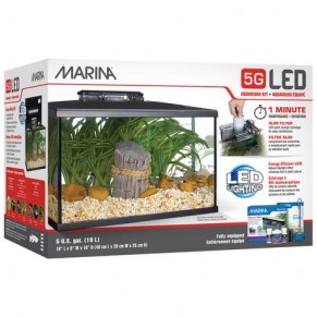 EQUIPED AQUARIUM MARINA LED (5 GAL)