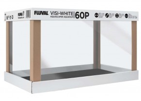 FLUVAL AQUARIUM VISI-WHITE 60P (20.6 GALS / 78L)