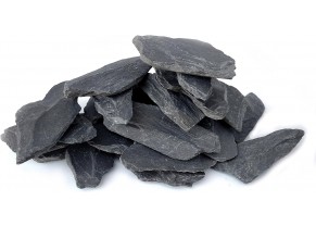 Black slate rock