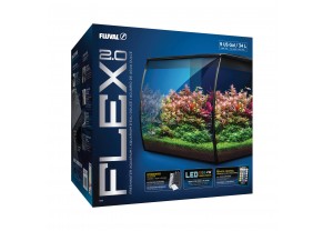 Equiped Aquarium Fluval FLEX 2.0 (9Gal)