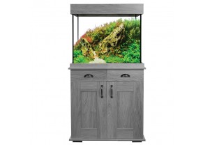 Shaker Aquarium Set, 44 US Gal / 168 L (BLACK OAK OR GRAY OAK)