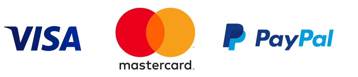 Visa - Mastercard - Paypal